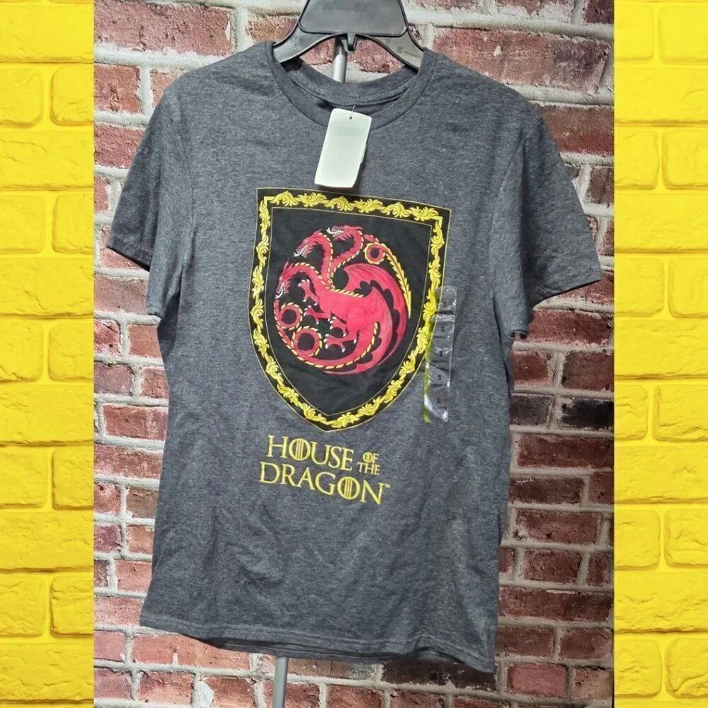 House of the Dragon Day of the Dragon Tee – Women’s Size Small – Charcoal Gray